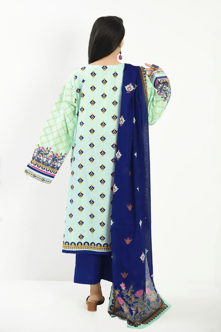 Mizaj - 3 Piece - Unstitched - Embroidered Lawn Suit - Studio by TCS