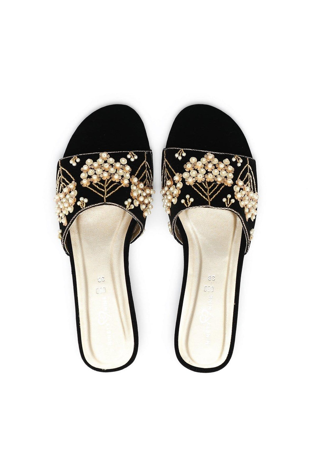 Milli Shoes - Black Slides - 1489