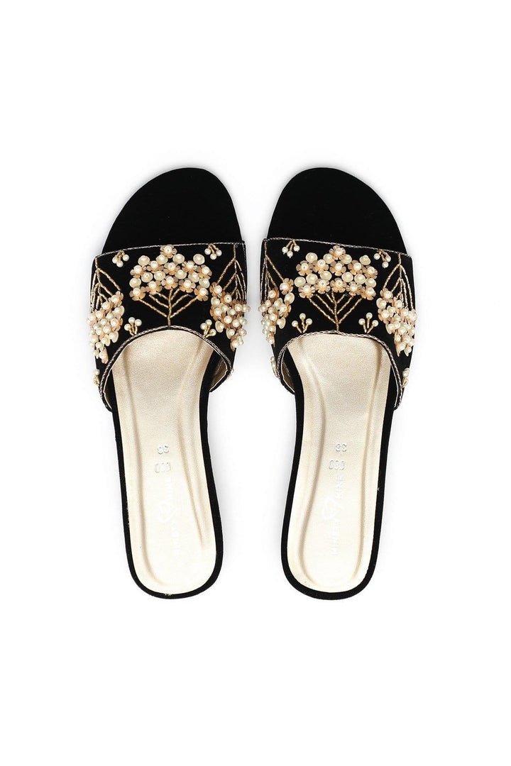 Milli Shoes - Black Slides - 1489