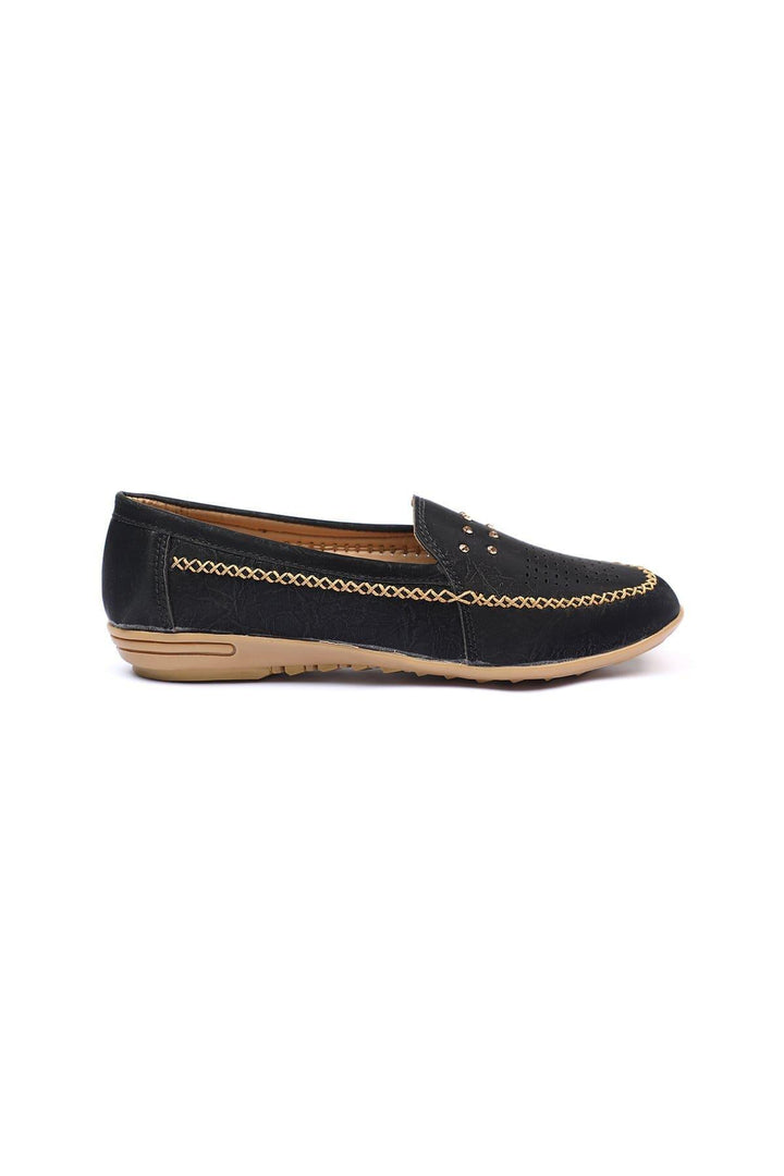 Milli Shoes - Black Court Shoe - 8660