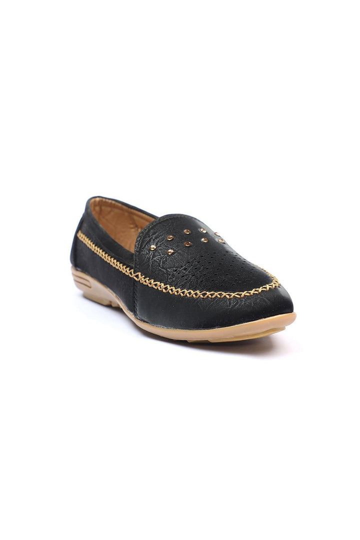 Milli Shoes - Black Court Shoe - 8660