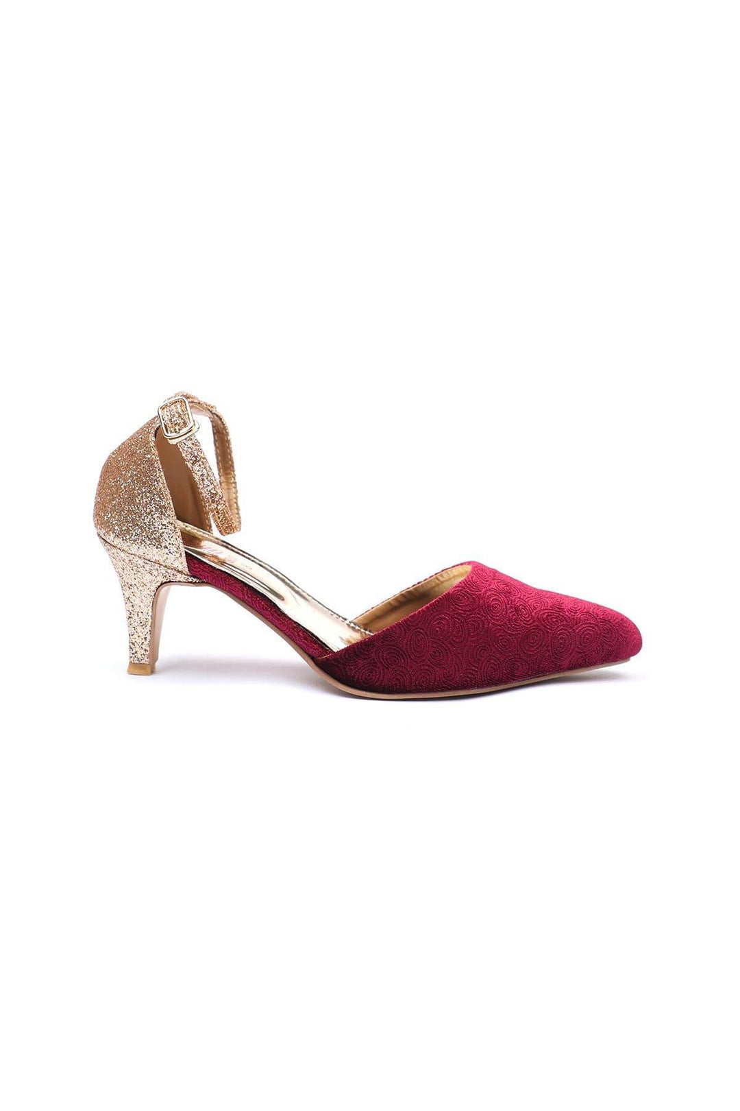 Milli Shoes - Maroon Sandals - 7821