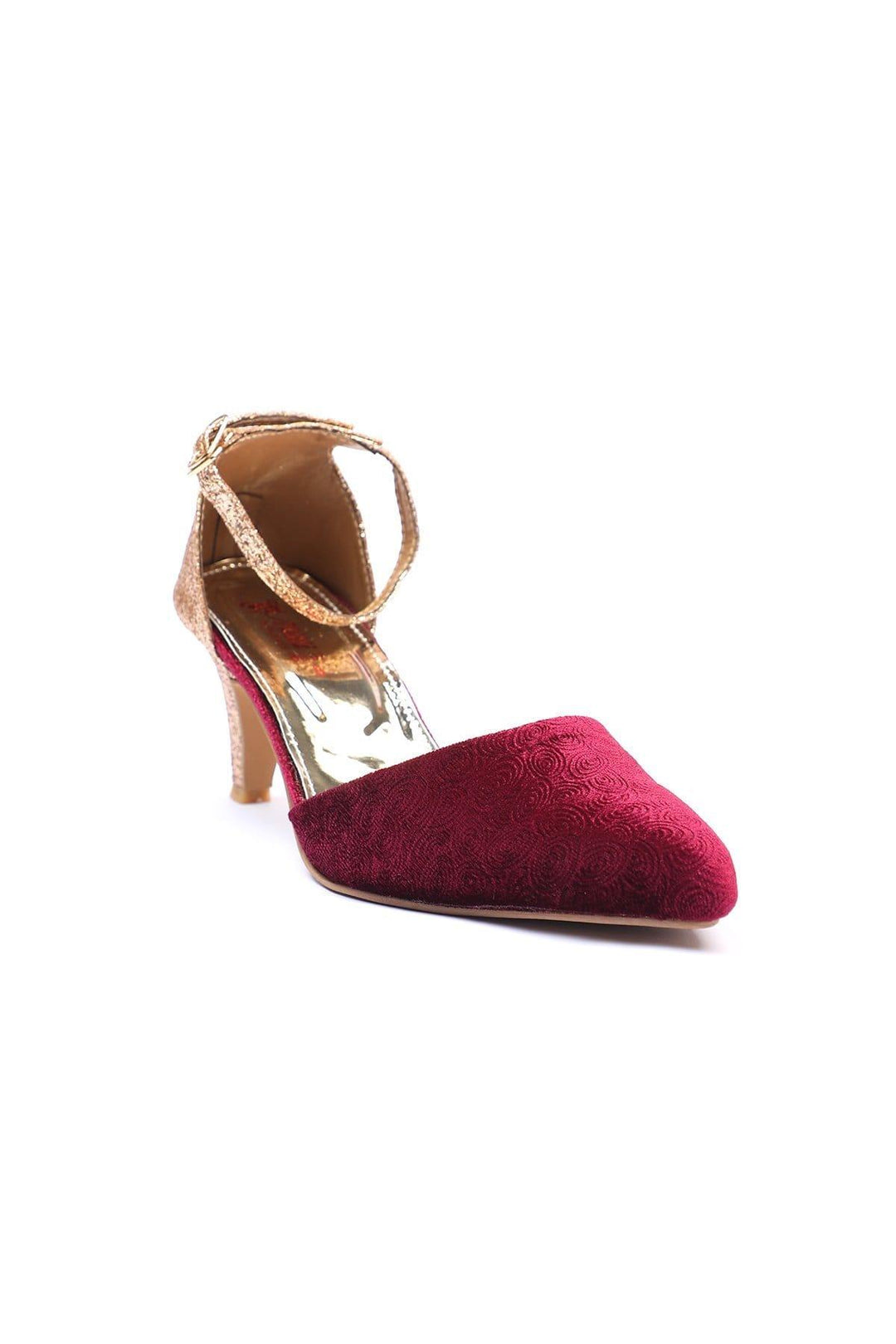 Milli Shoes - Maroon Sandals - 7821