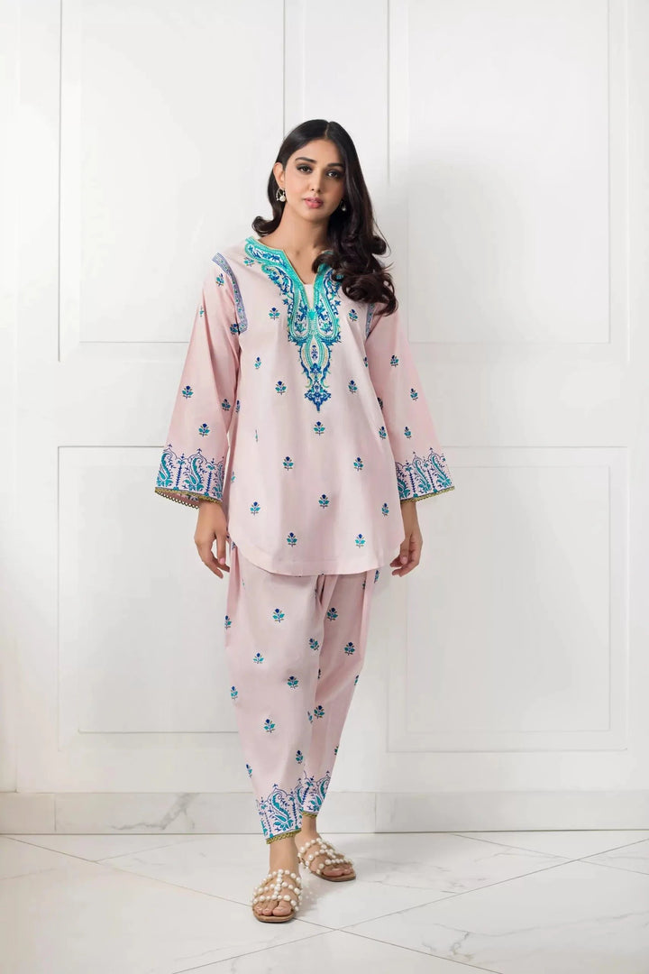 Shehrnaz - SHK-960 - Block Print - Lawn - 2 Piece - Studio by TCS