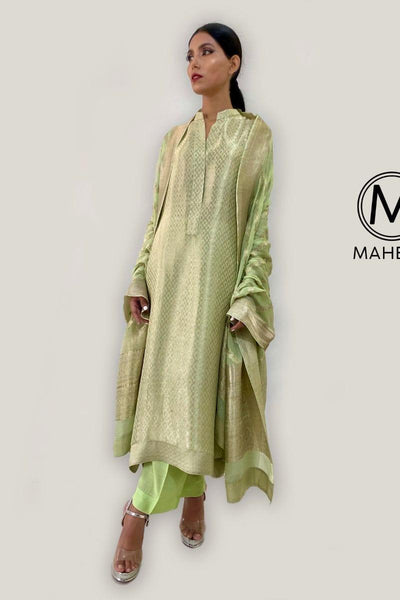 Maheen Khan - Princess - 2 - Mint Green - Tunic - Studio by TCS
