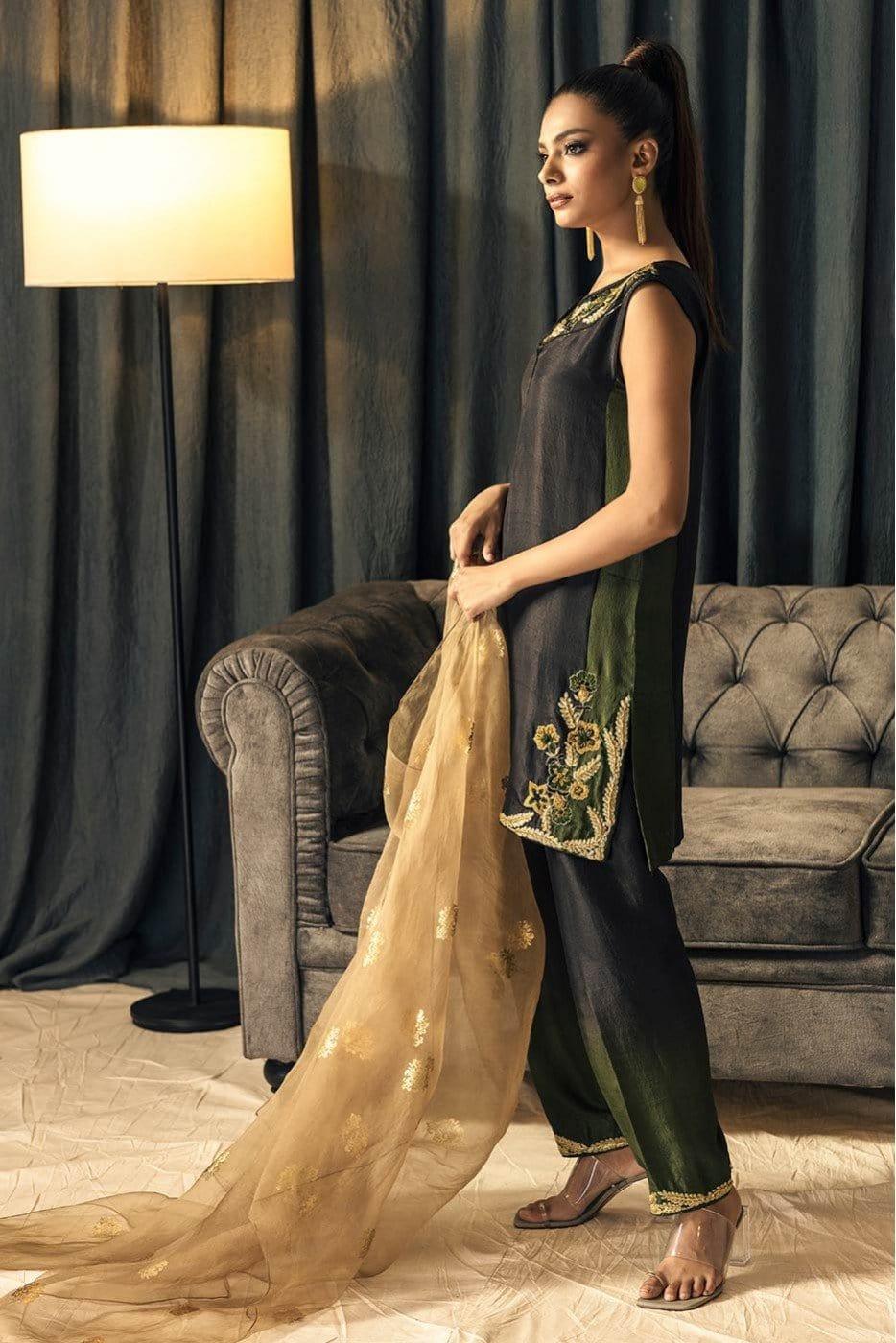 Insam - Black and Green Afra - Studio by TCS