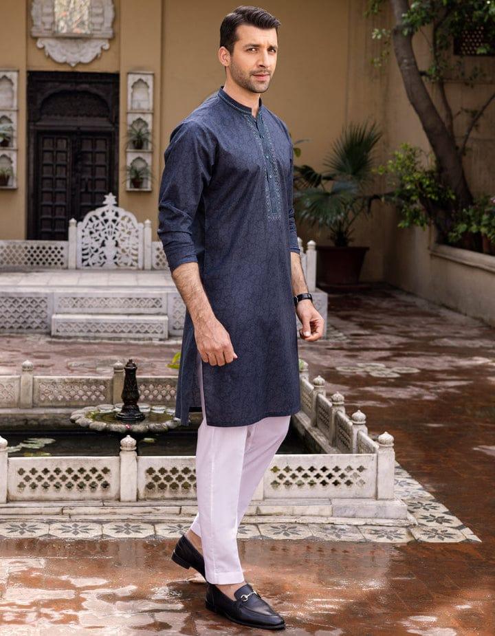 Junaid Jamshed | Men's Charcoal Grey Kurta - Studio by TCS
