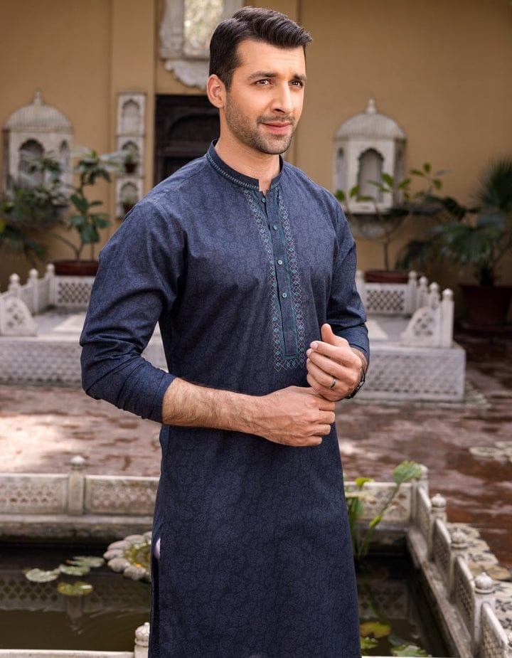 Junaid Jamshed | Men's Charcoal Grey Kurta - Studio by TCS