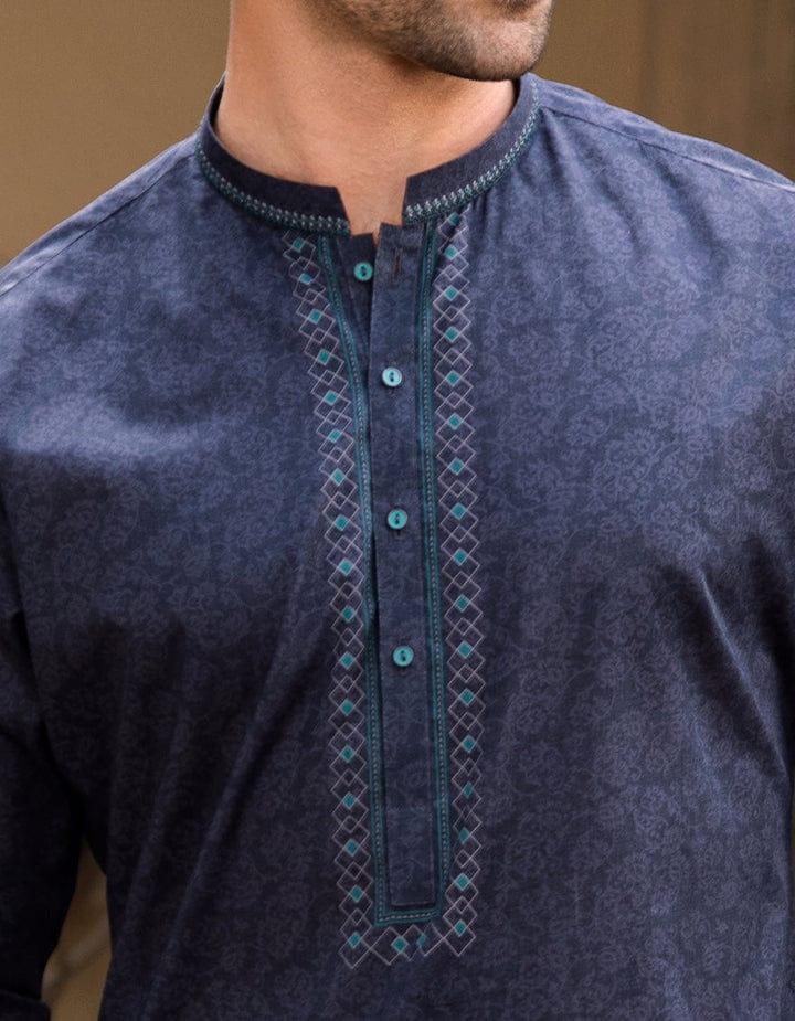 Junaid Jamshed | Men's Charcoal Grey Kurta - Studio by TCS