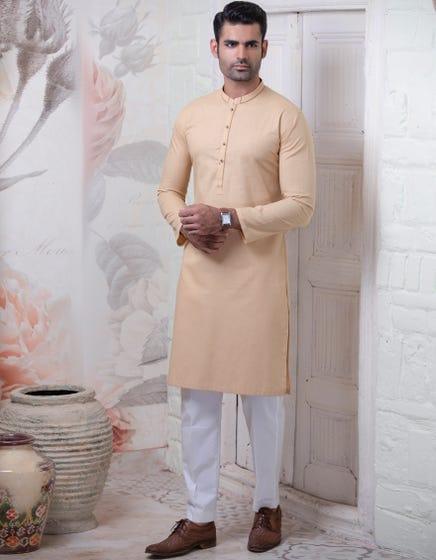 J. - Junaid Jamshed | Biscuit Cotton Kurta - Studio by TCS