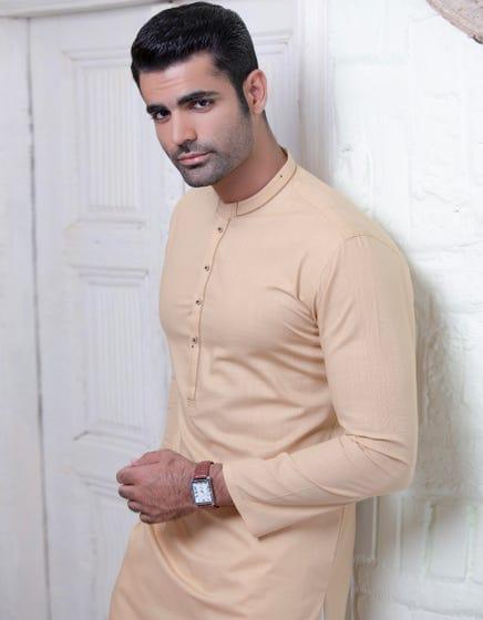 J. - Junaid Jamshed | Biscuit Cotton Kurta - Studio by TCS