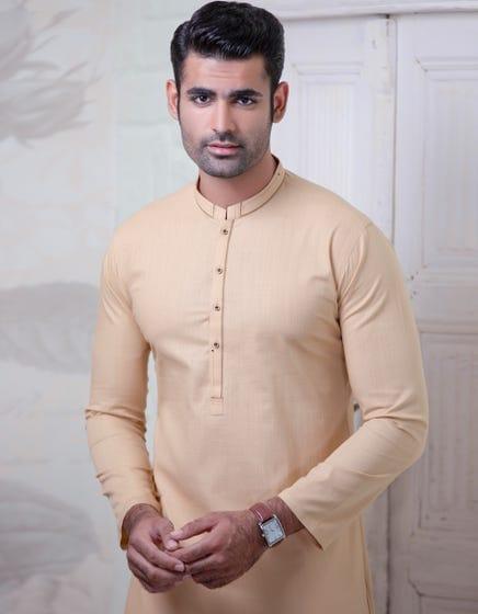 J. - Junaid Jamshed | Biscuit Cotton Kurta - Studio by TCS