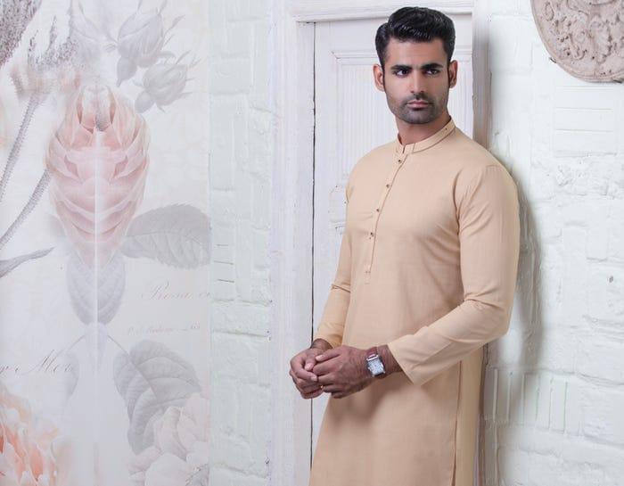 J. - Junaid Jamshed | Biscuit Cotton Kurta - Studio by TCS