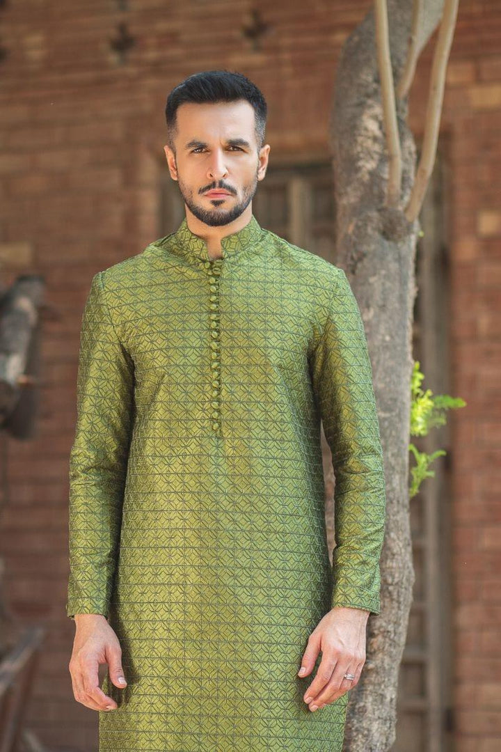 GEM Garments - Adaat - Kurta - Green - 1 Piece - Embroidered - Studio by TCS