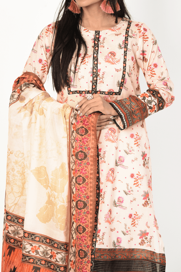 Mizaj - 3 Piece - Unstitched - Lawn Suit - Studio by TCS