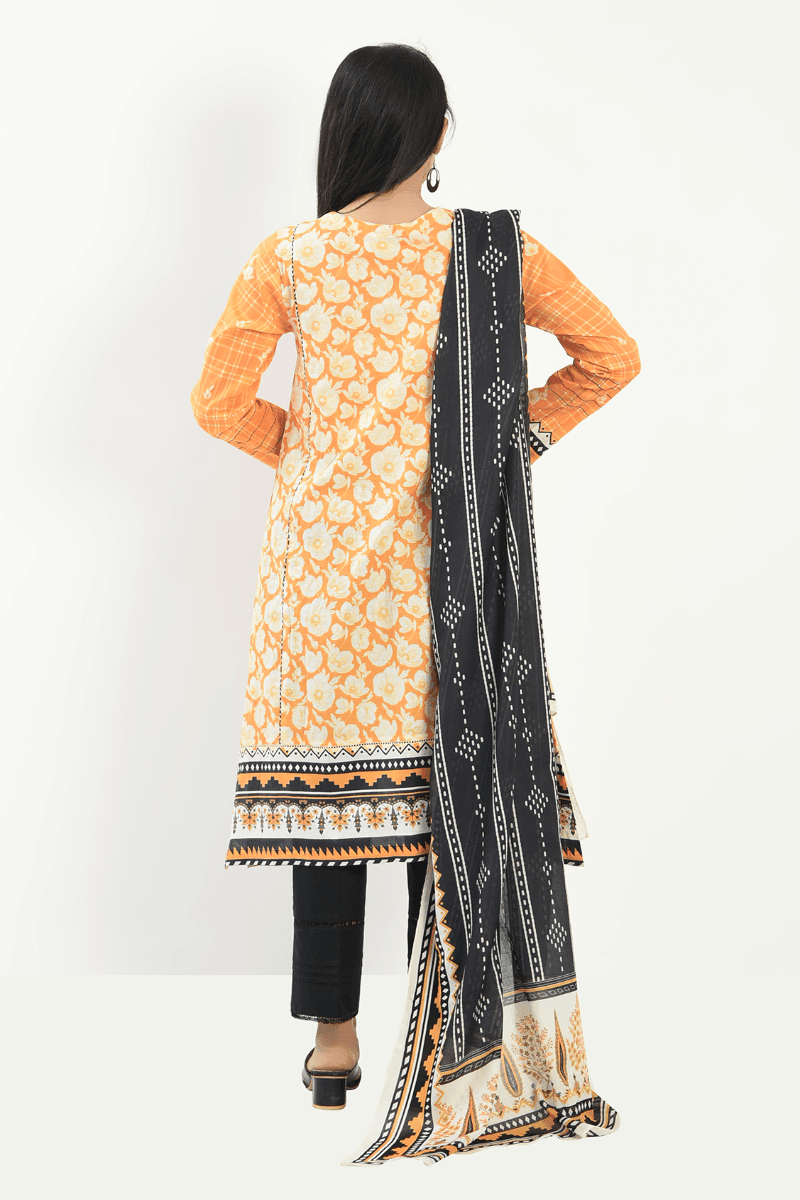 Mizaj - 3 Piece - Unstitched - Embroidered Lawn Suit - Studio by TCS