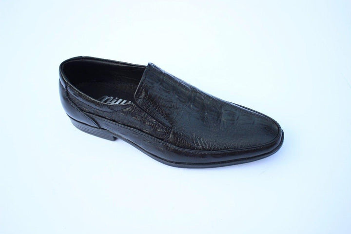 Milli Shoes - Black Leather Moccasin - 46092