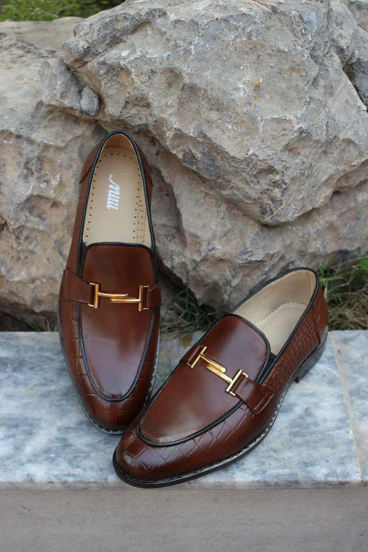 Milli Shoes - Brown Leather Moccasin - 46150