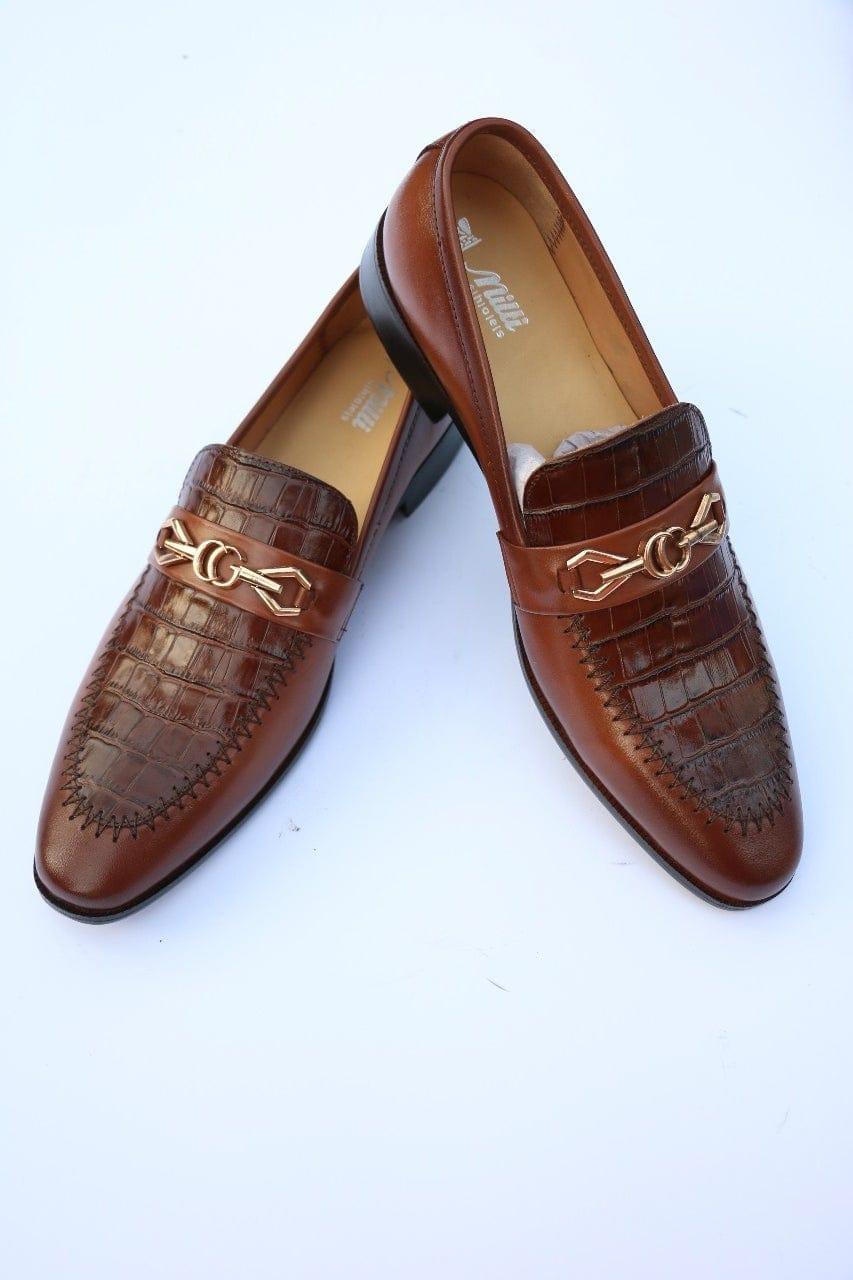 Milli Shoes - Mustard Leather Moccasin - 46442