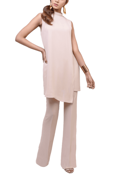 Natasha Kamal -  Sandi Georgette Tunic With Lining & Georgette Trousers