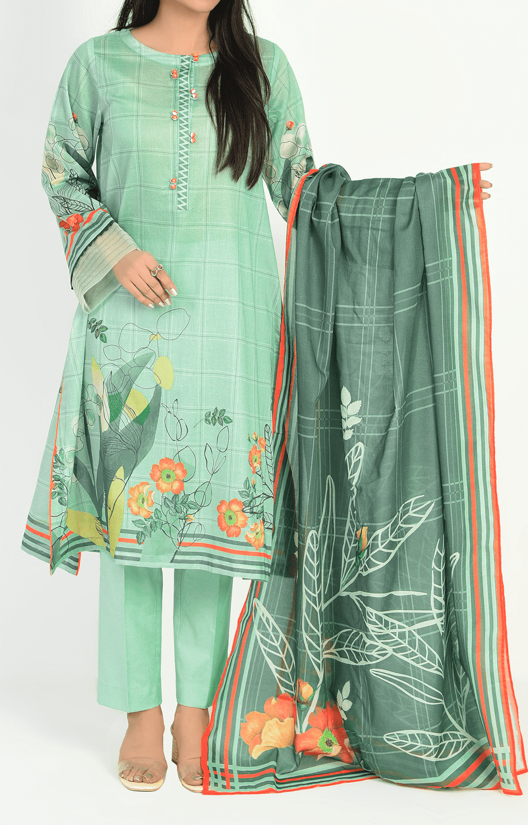 Mizaj - 3 Piece - Unstitched - Lawn Suit - Studio by TCS