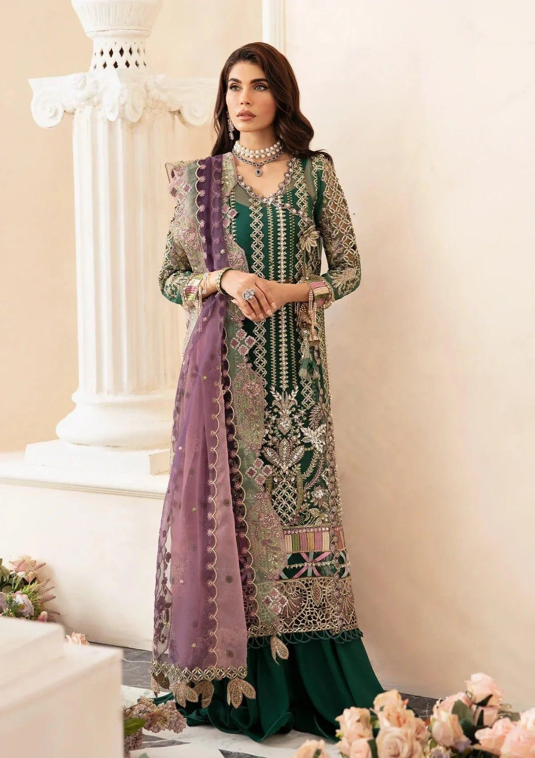Elaf Premium - ECH-07 AYZEL - 3 Piece - Unstitched - Studio by TCS