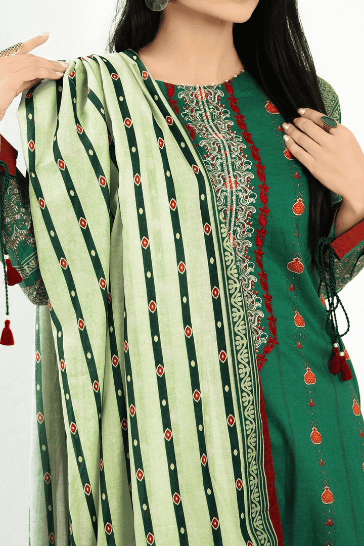 Mizaj - 3 Piece - Unstitched - Embroidered Lawn Suit - Studio by TCS