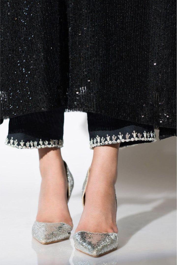 Insia Sohail - Myza - Black - Embroidered - 3 Piece - Studio by TCS