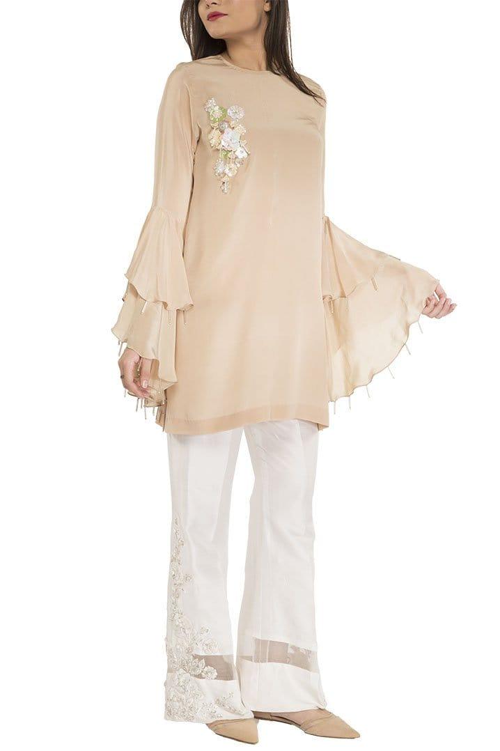 Maheen Ghani Taseer - Grip Embroidered Shirt
