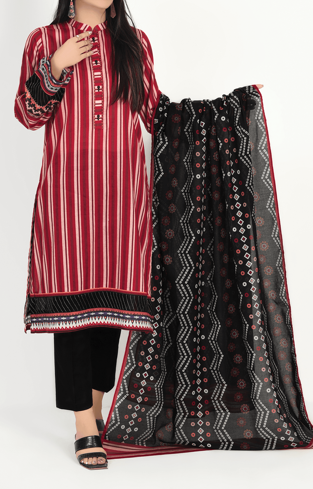 Mizaj - 3 Piece - Unstitched - Lawn Suit - Studio by TCS