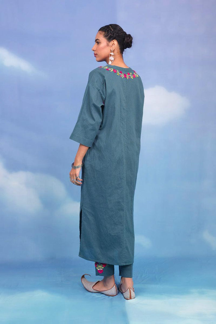 Generation - 2- Piece Exotic Blooms Set - Teal - Studio by TCS