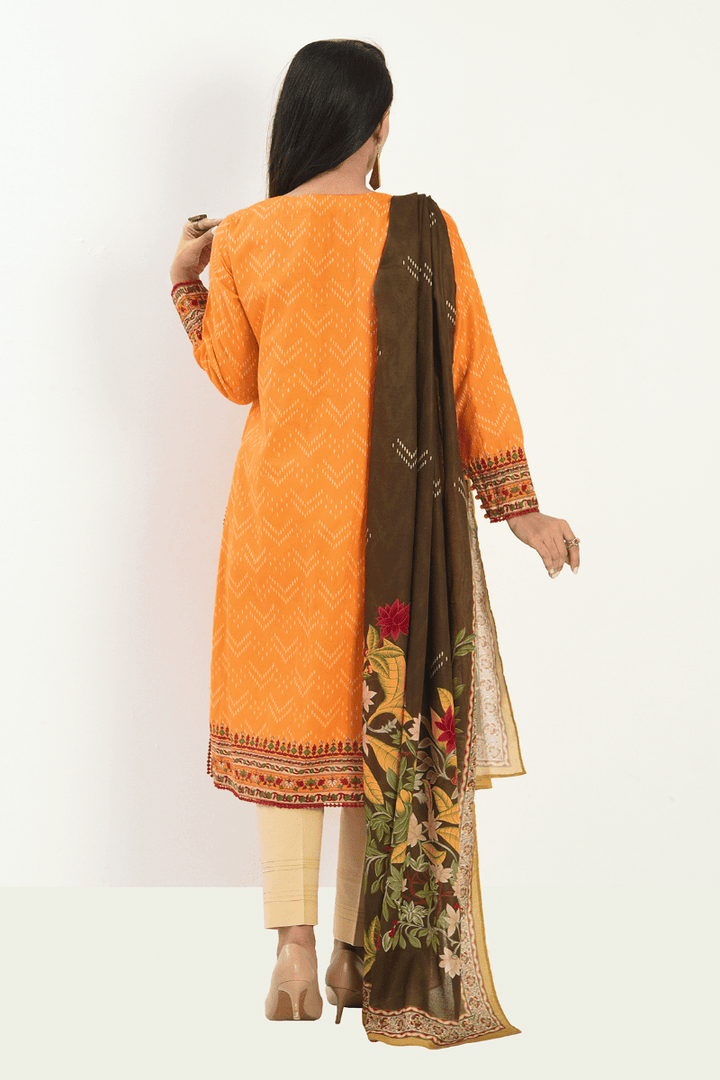 Mizaj - 3 Piece - Unstitched - Embroidered Lawn Suit - Studio by TCS