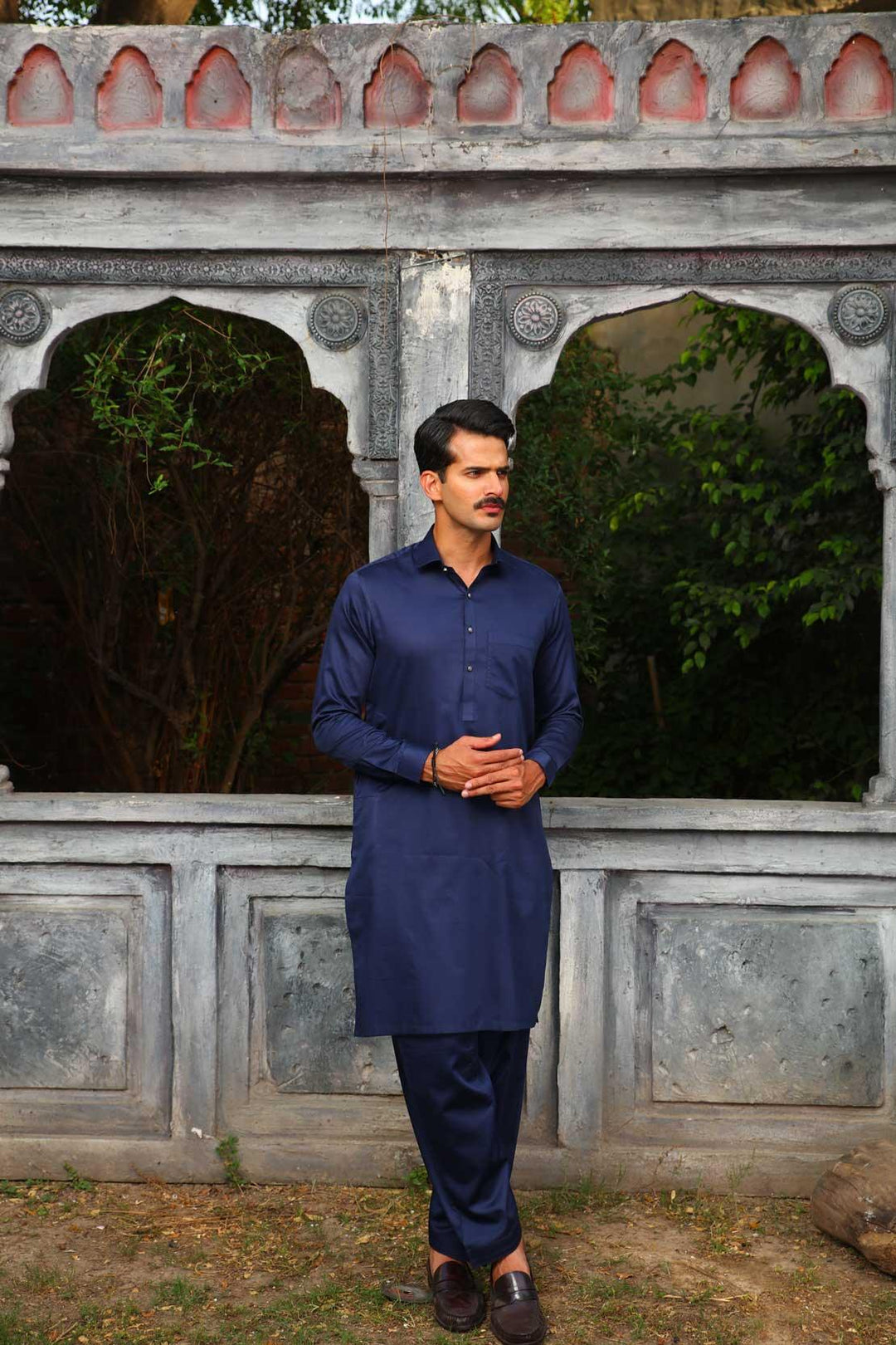 Leon Man - NAVY BLUE - 2 PC - Studio by TCS
