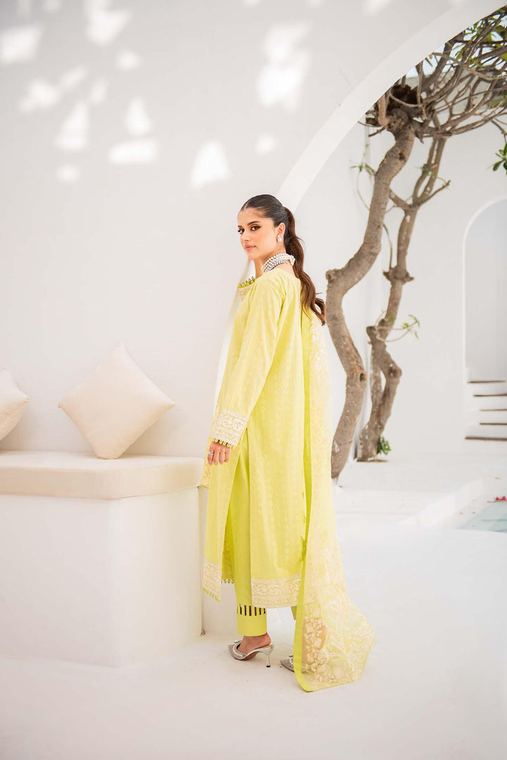 Nuriyaa - Chameli - chikankari - Lime Green - 3 Piece - Studio by TCS