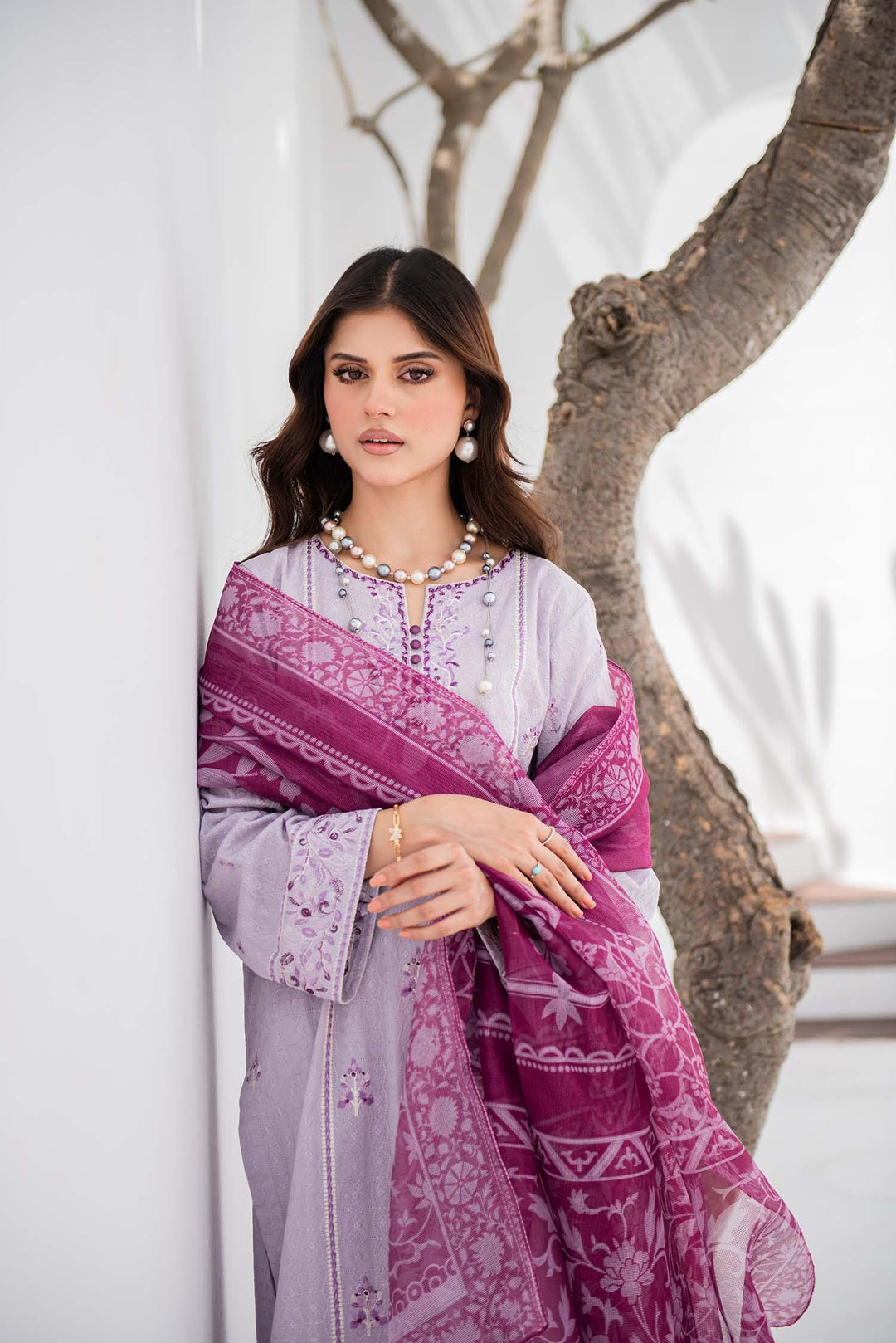 Nuriyaa - Yaas - chikankari - Ivory - 3 Piece - Studio by TCS