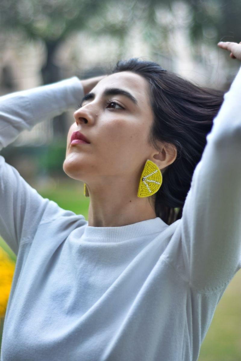 Chapter 13 - Lime Slice Earrings - 18991 - Yellow