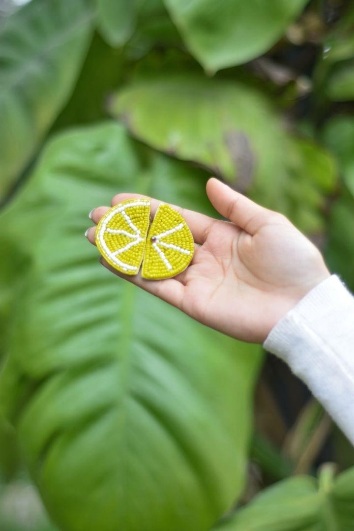 Chapter 13 - Lime Slice Earrings - 18991 - Yellow