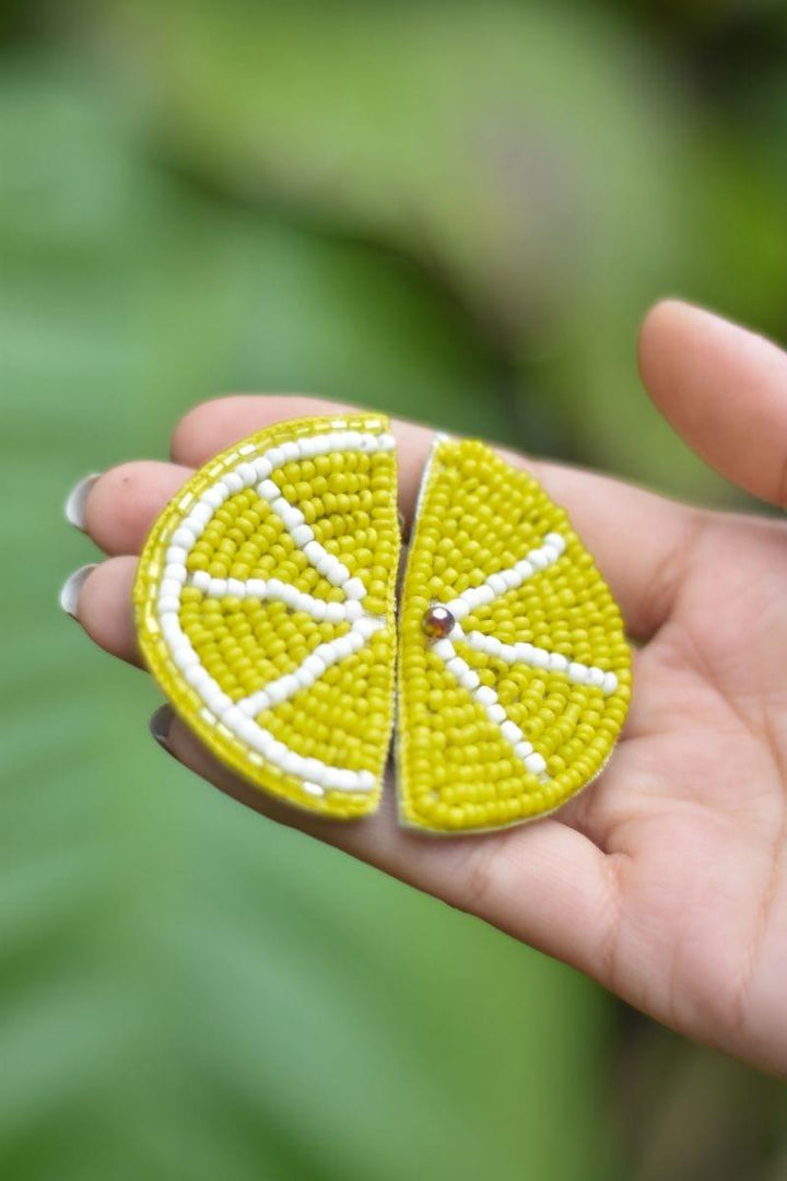 Chapter 13 - Lime Slice Earrings - 18991 - Yellow