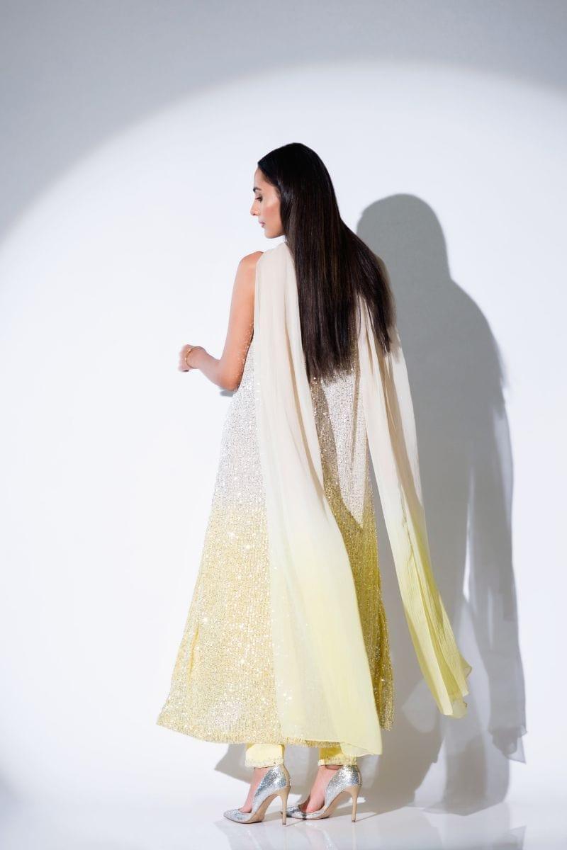 Insia Sohail - MYZA - Yellow - Sequence - 3 Piece - Studio by TCS