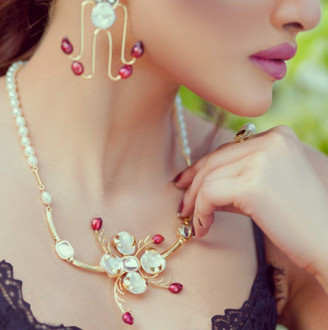 Shaista Jewelry - Fireball Necklace