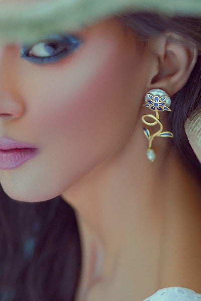 Shaista Jewelry - Lapis Love Earrings