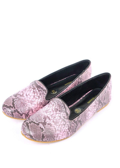 JootiShooti - Pink Textured Loafers - Studio by TCS