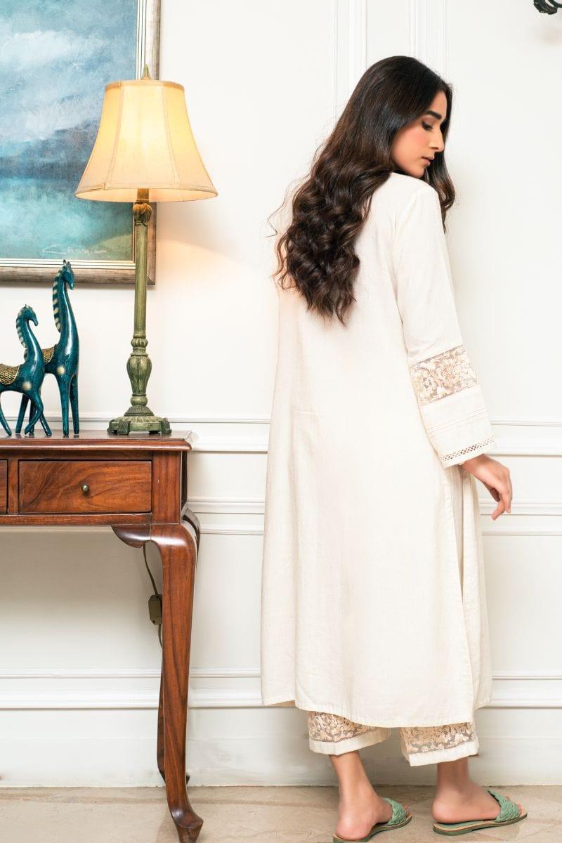 Yasmin Zaman - P-293 - Ivory - 2 Piece - Studio by TCS