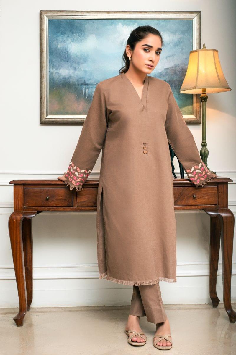 Yasmin Zaman - P-295 - Brown - 2 Piece - Studio by TCS