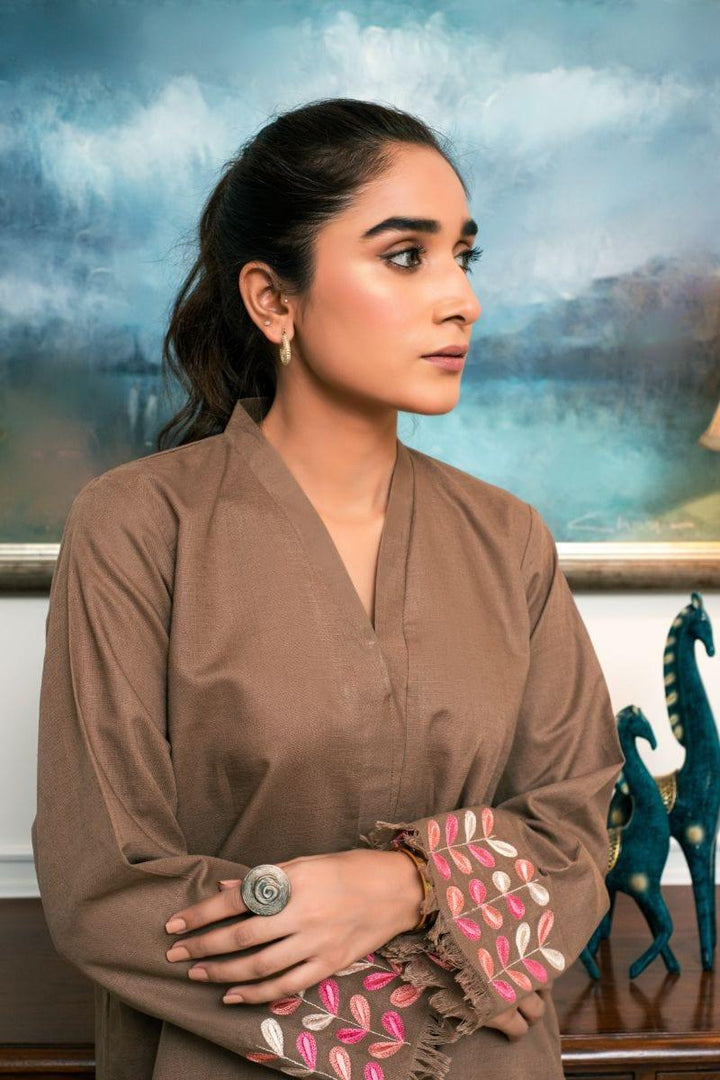 Yasmin Zaman - P-295 - Brown - 2 Piece - Studio by TCS