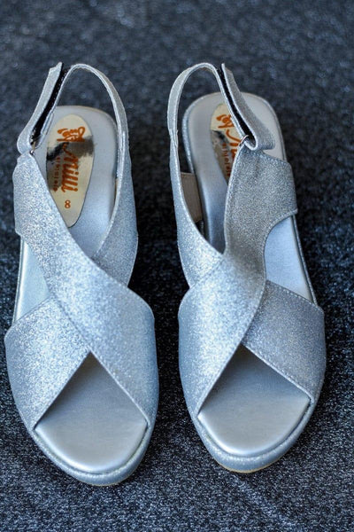 Milli Shoes - Wedge Heel Sandals - Silver - 3013 - Studio by TCS