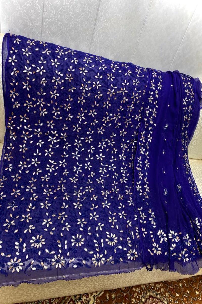 Designs By Amina - Chickenkari with Gota handwork - 2 Piece - 6