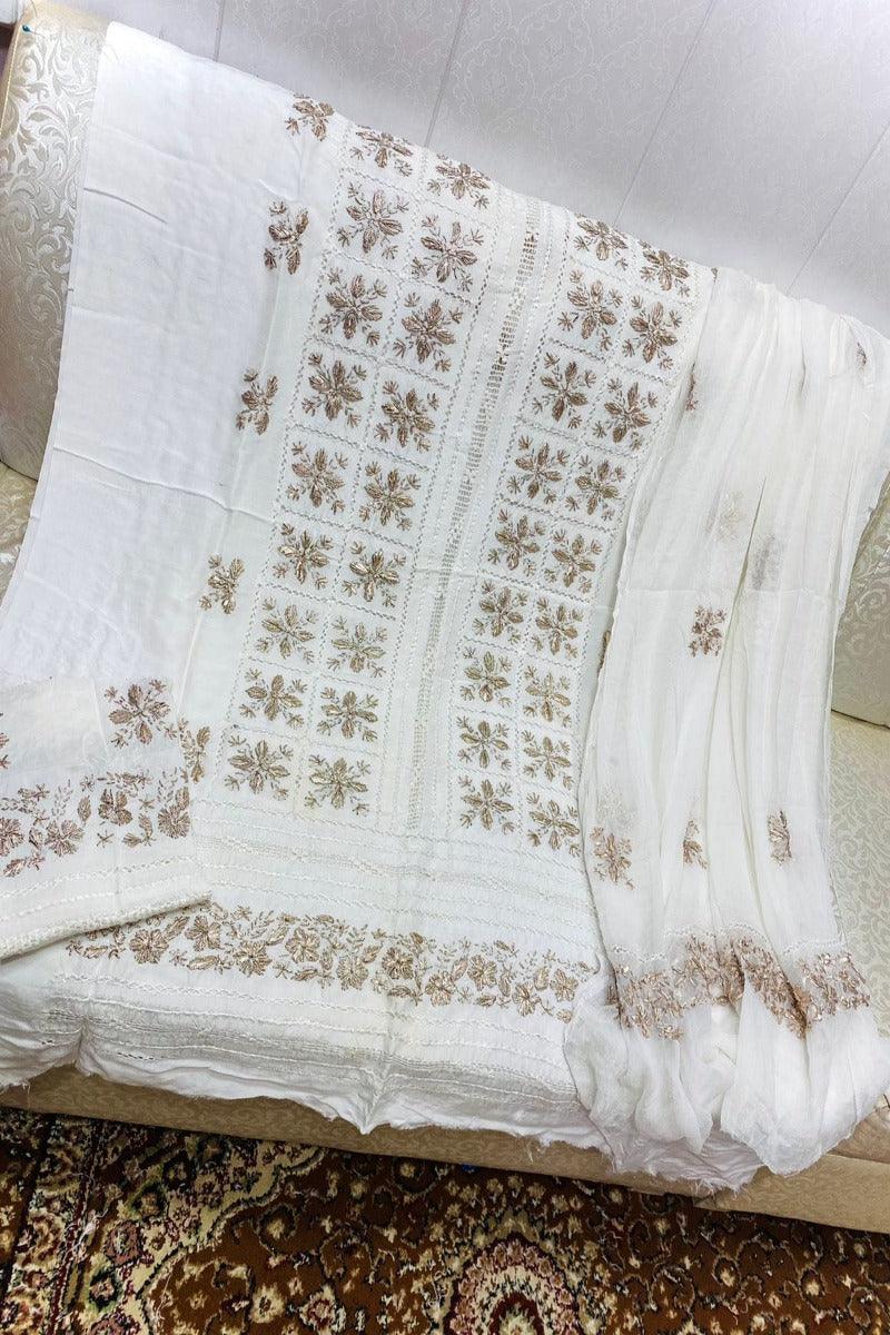 Designs By Amina - Silk Tarkashi - 2pc - 3