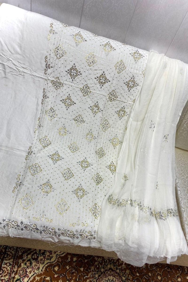 Designs By Amina - Silk Tarkashi - 2pc - 8