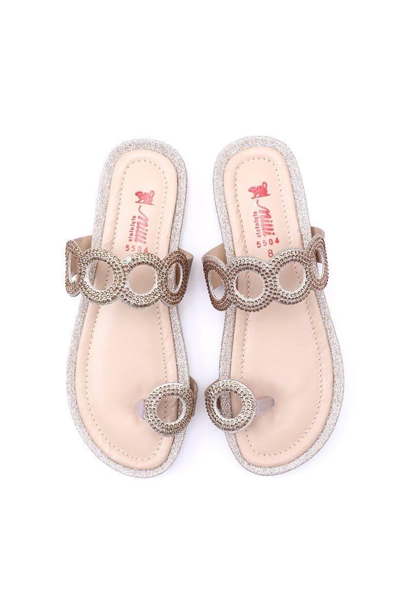 Milli Shoes - Fawn Gold Flats - 5504